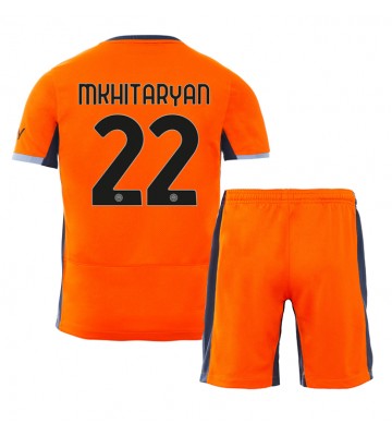 Inter Milan Henrikh Mkhitaryan #22 Replica Third Stadium Kit for Kids 2023-24 Short Sleeve (+ pants)